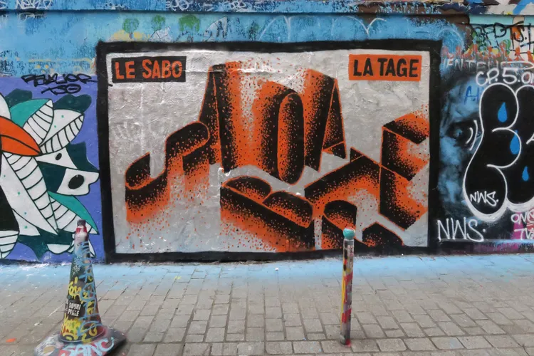 Le sabo, La tage, Sabotage, Belleville, Paris, 2018 Thumbnail